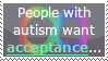 Autism Acceptance Stamp (Description)