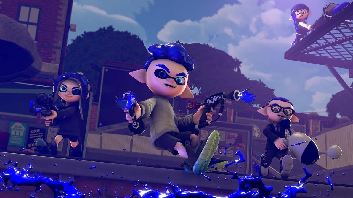 Blue Team! (Splatoon SFM) by SplatSam on DeviantArt