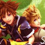 Sora and Roxas - at Twilight