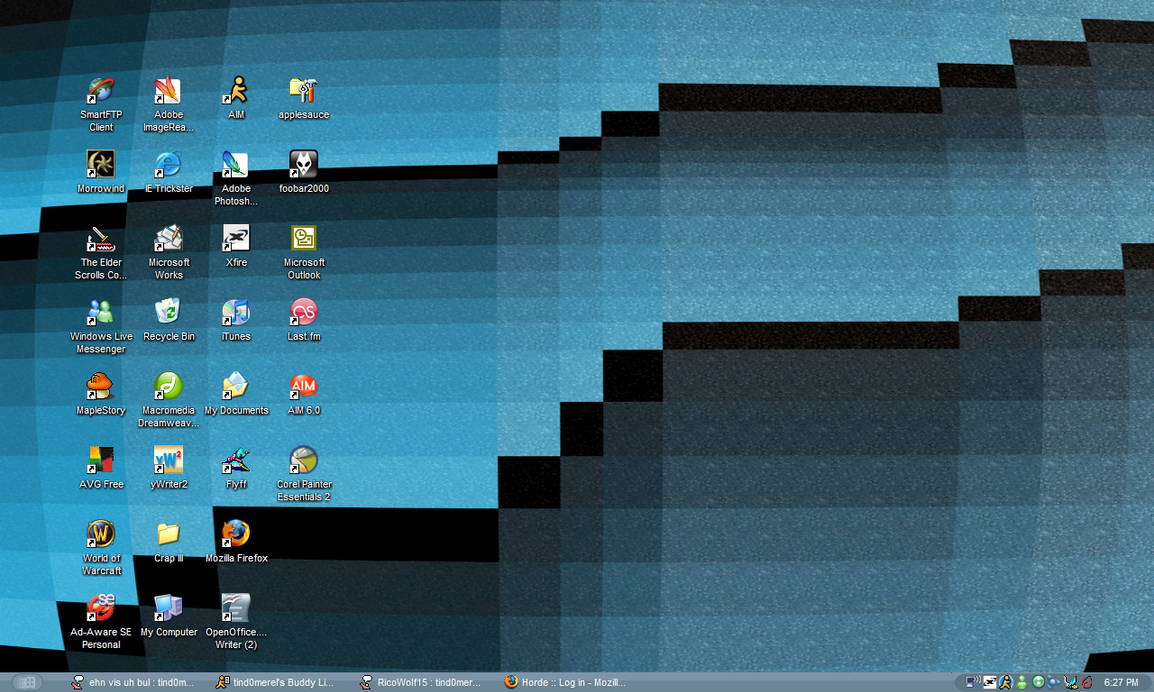Desktop Computer Grid The Grid Desktop by Meliya on DeviantArt