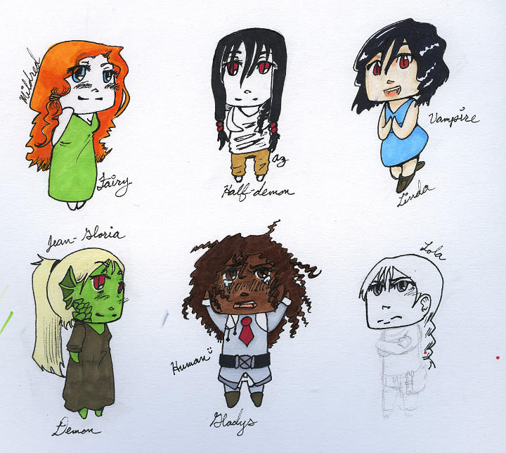 Chibi Characters by GRANTdotcom on DeviantArt