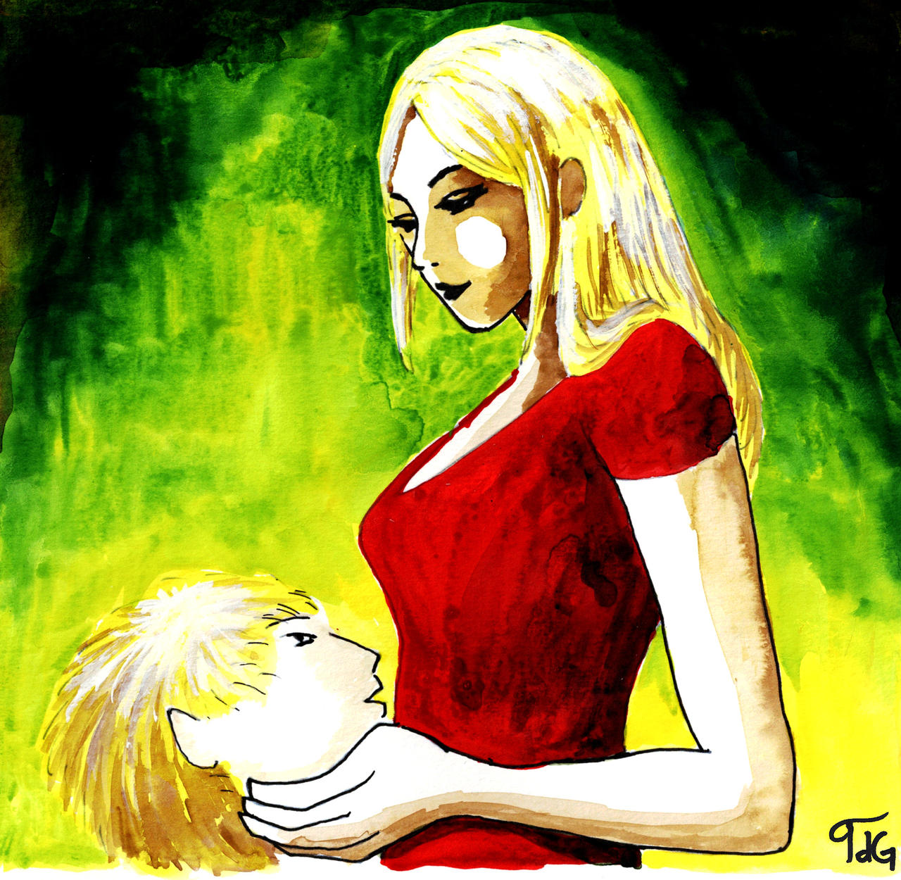 Deviantart Story Tara and David, Story 11, frame 12, color by TaraAndDavid on DeviantArt