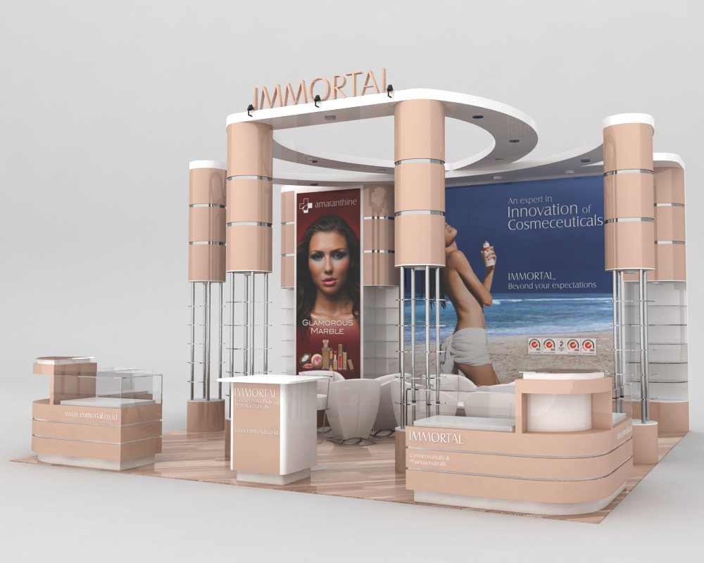 booth exhibiton at dubai 2014