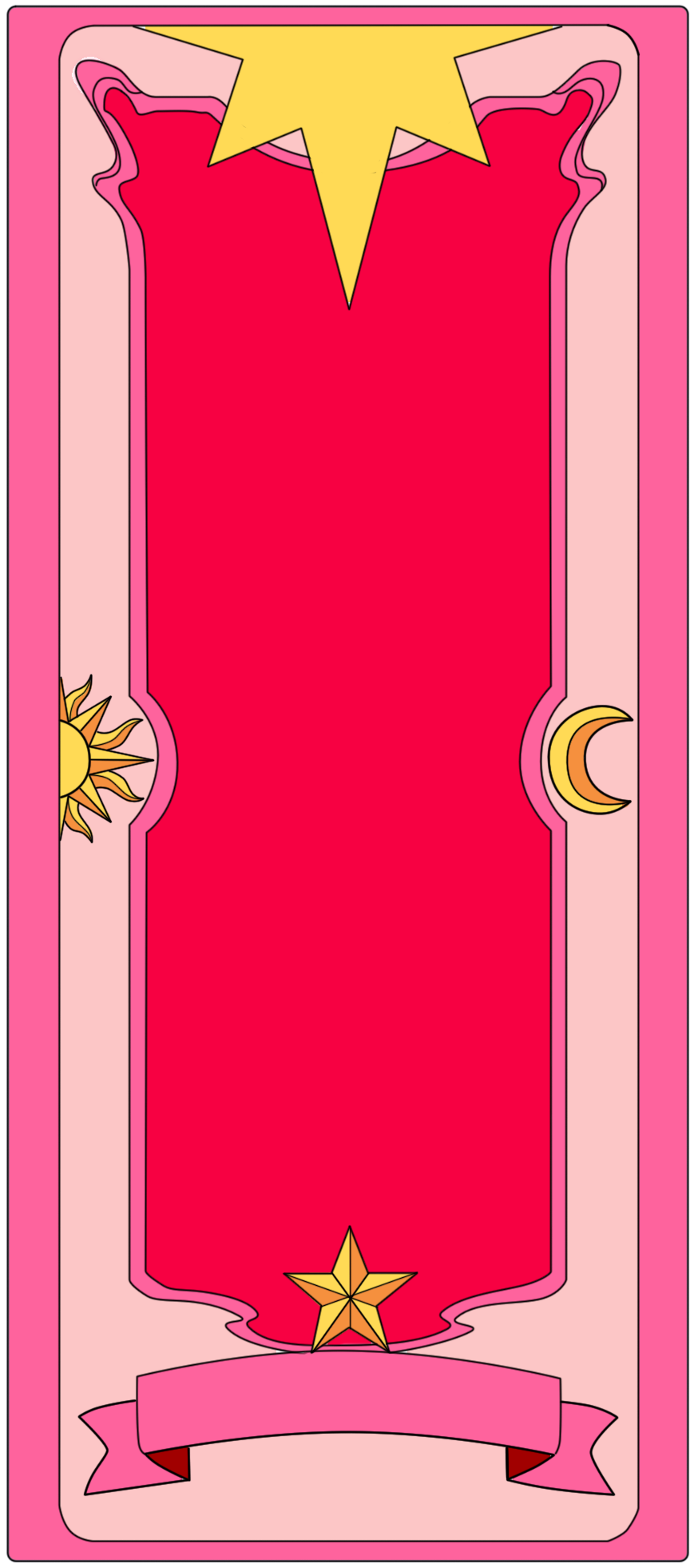 Sakura Card Template by chocassajulie on DeviantArt