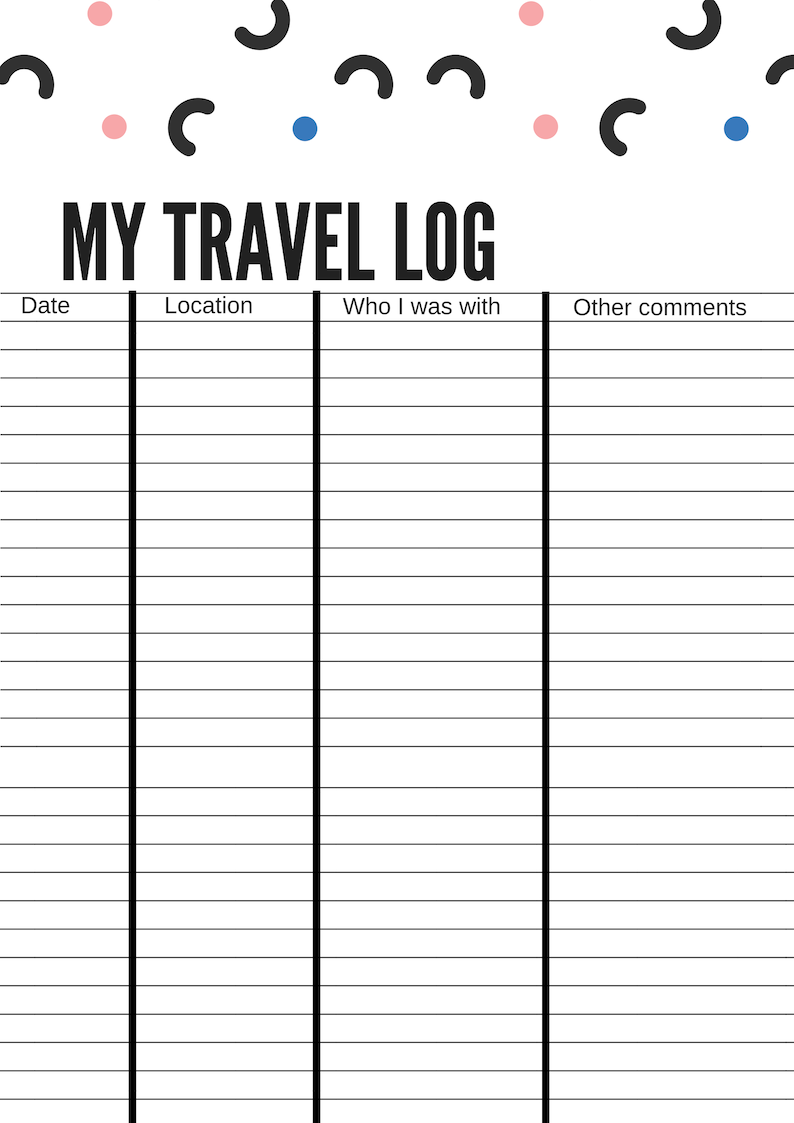 Travel Log template by BootsiesWorld on DeviantArt Travel Log template by BootsiesWorld on DeviantArt