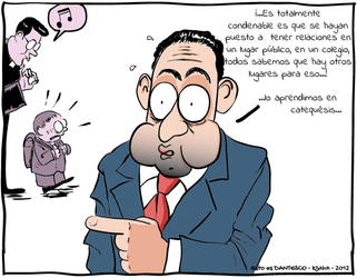 Political Cartoon / Chile