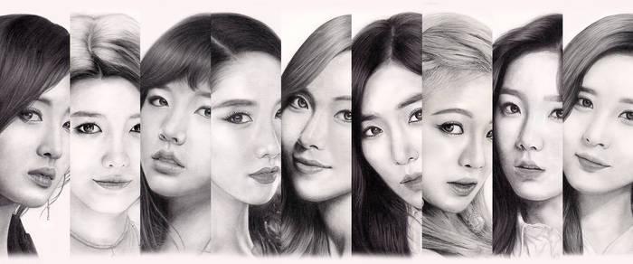 Girls' Generation portrait series