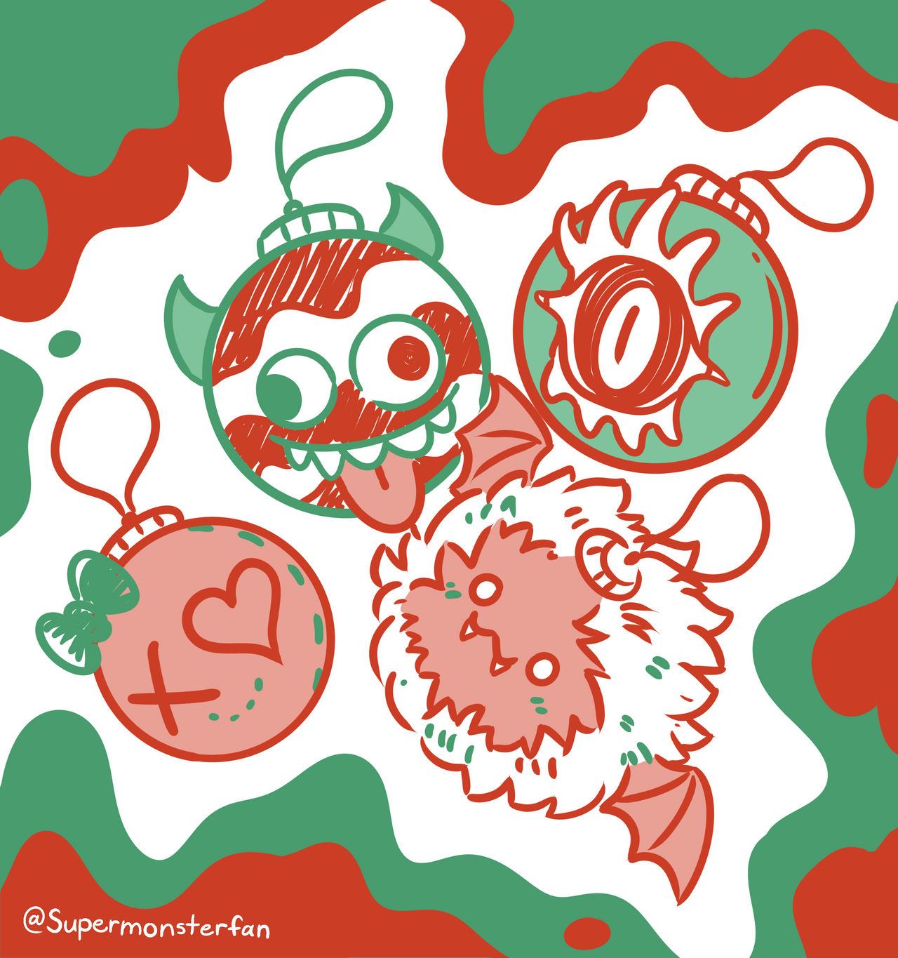 Monster Java Christmas Christmas Monsters 3 by Supermonsterfan on DeviantArt