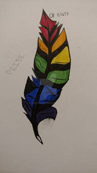 Homosexual Pride Feather