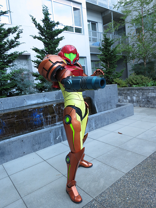 3D printed Samus cosplay 4