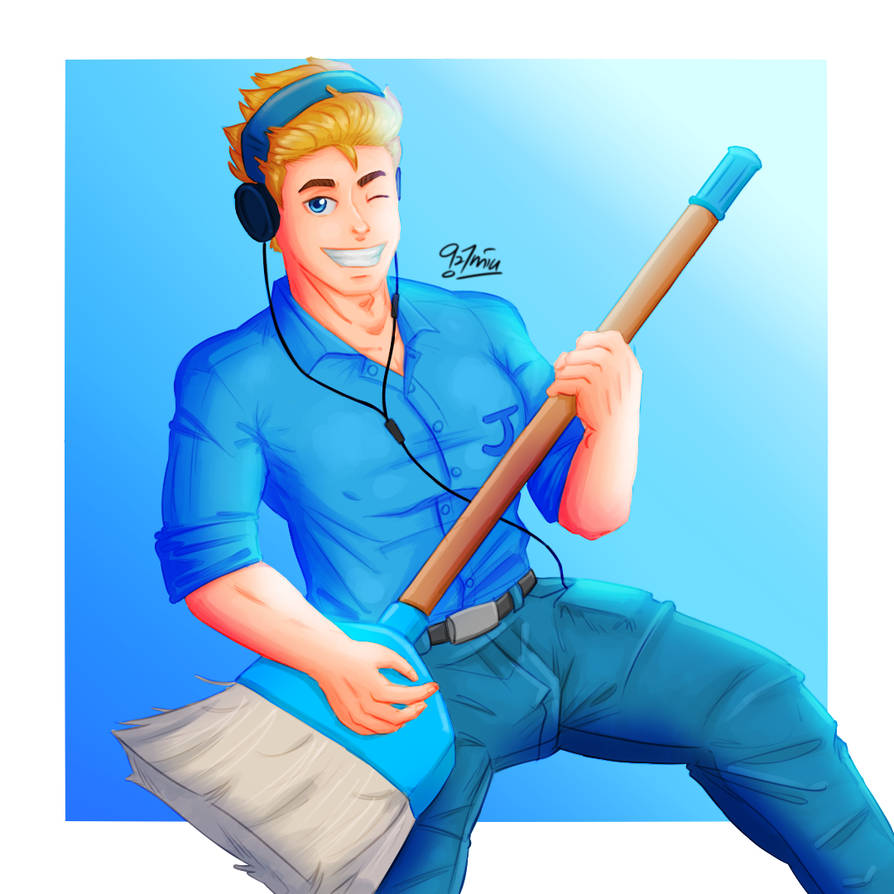 Stardew Valley Sam At Joja Mart By 927miu On DeviantArt stardew-valley-sam-at-joja-mart-by-927miu-on-deviantart