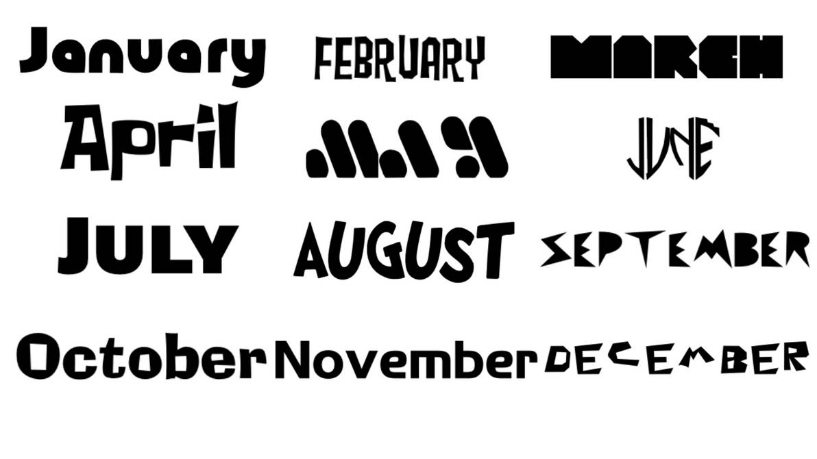 Font Month Deviantart Font Month 2020-2021 by Objectterrorhoney2 on DeviantArt