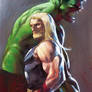 Thor e Hulk colorido