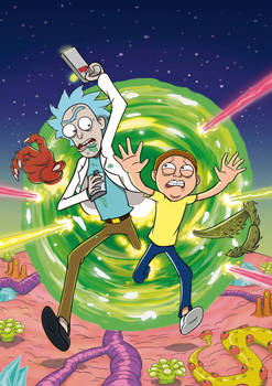 fanart Rick e Morty