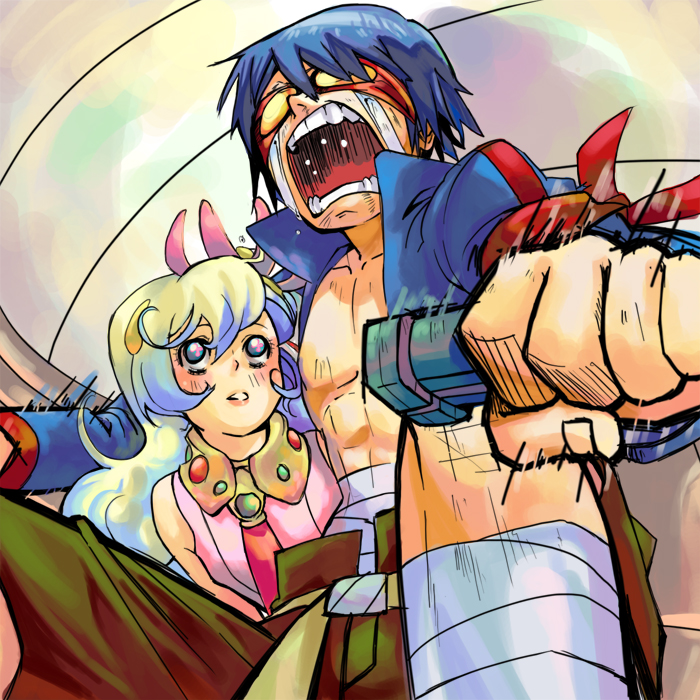 Gurren lagan - Simon and Nia