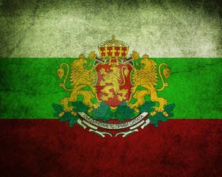 Grunge Bulgarian Flag