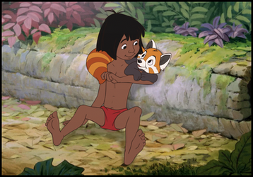 Mowgli and Kichi (1967 Disney Style) by geraldson202