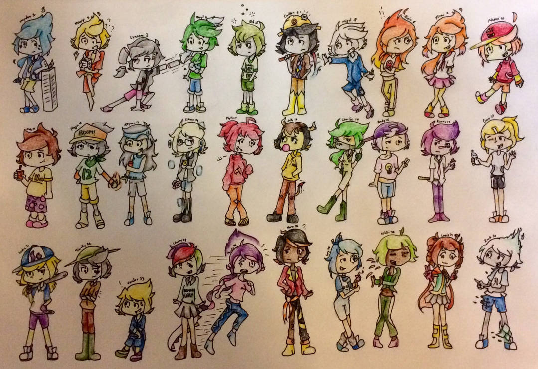 Element Minis 1-30 by postcretaceous on DeviantArt