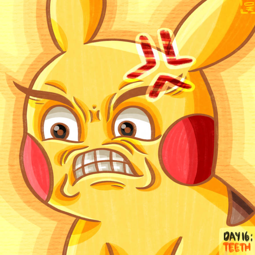 Day 16: How 'Bout Rage Face Pikachu? by postcretaceous on DeviantArt