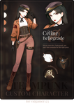 Custom Character | Celine Bellegrade | Vidgamer123 by pearl-berry