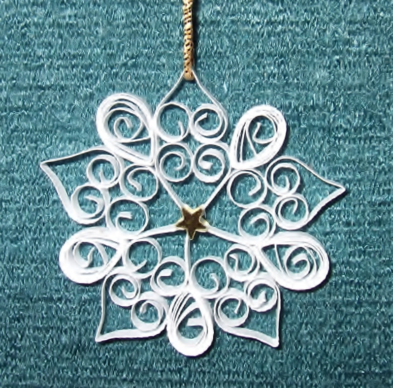 Quilling snowflake