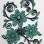 Quilled flowers