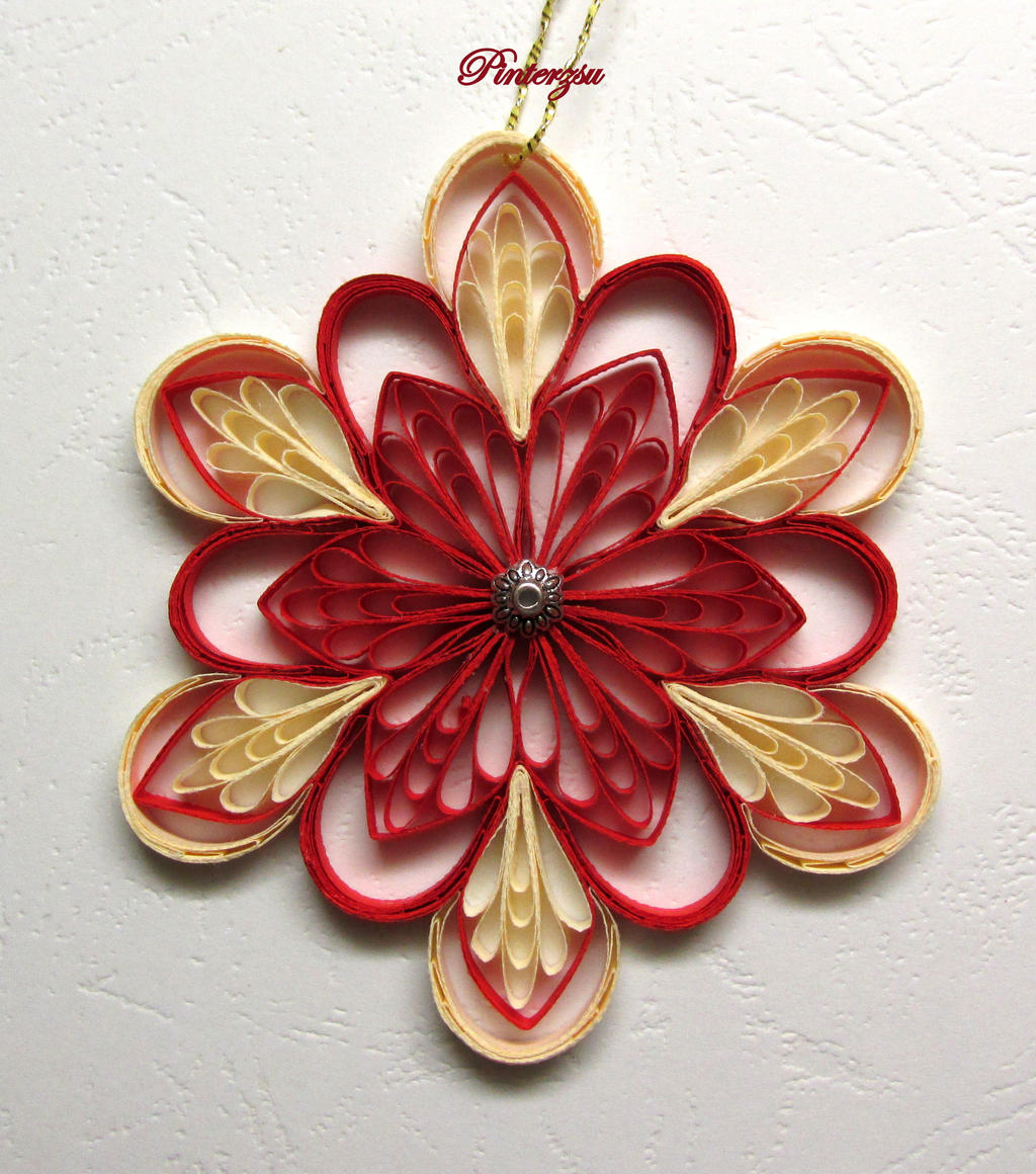 Quilled snowflake