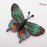 Quilled butterfly