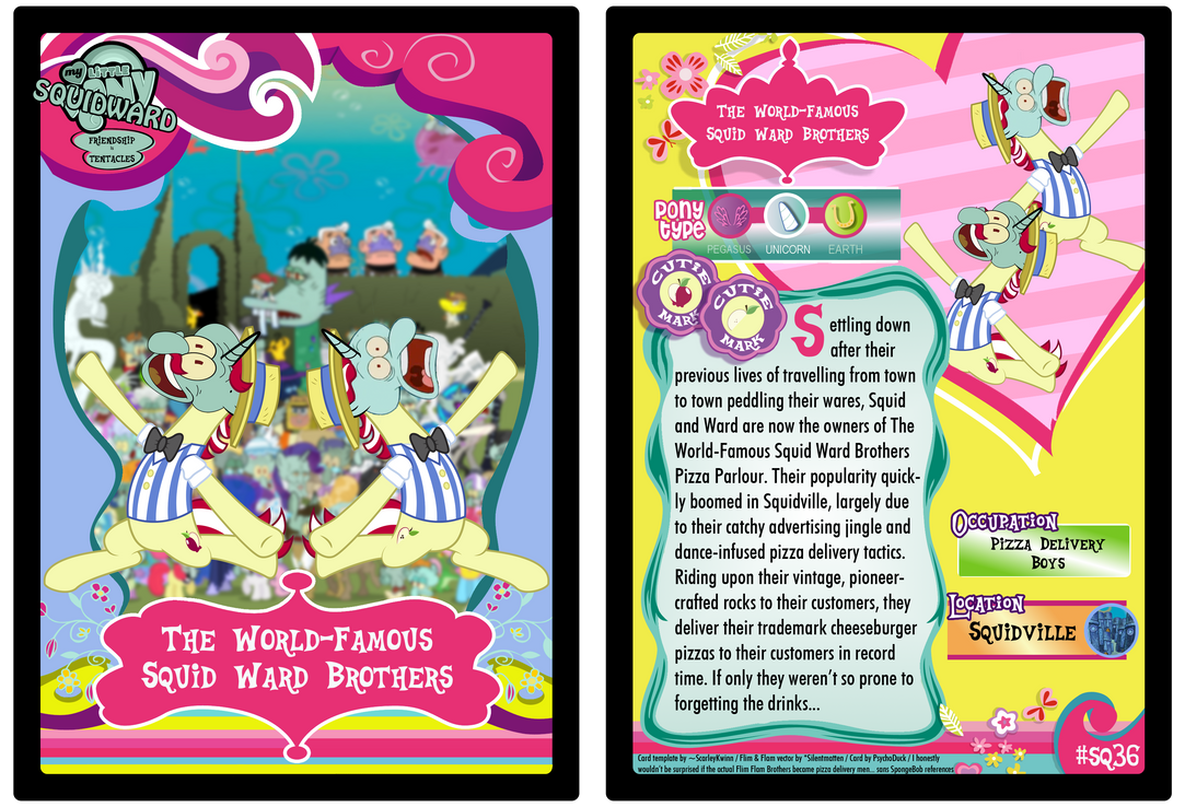 SQ36 - The World-Famous Squid Ward Brothers by PsychoDuck21