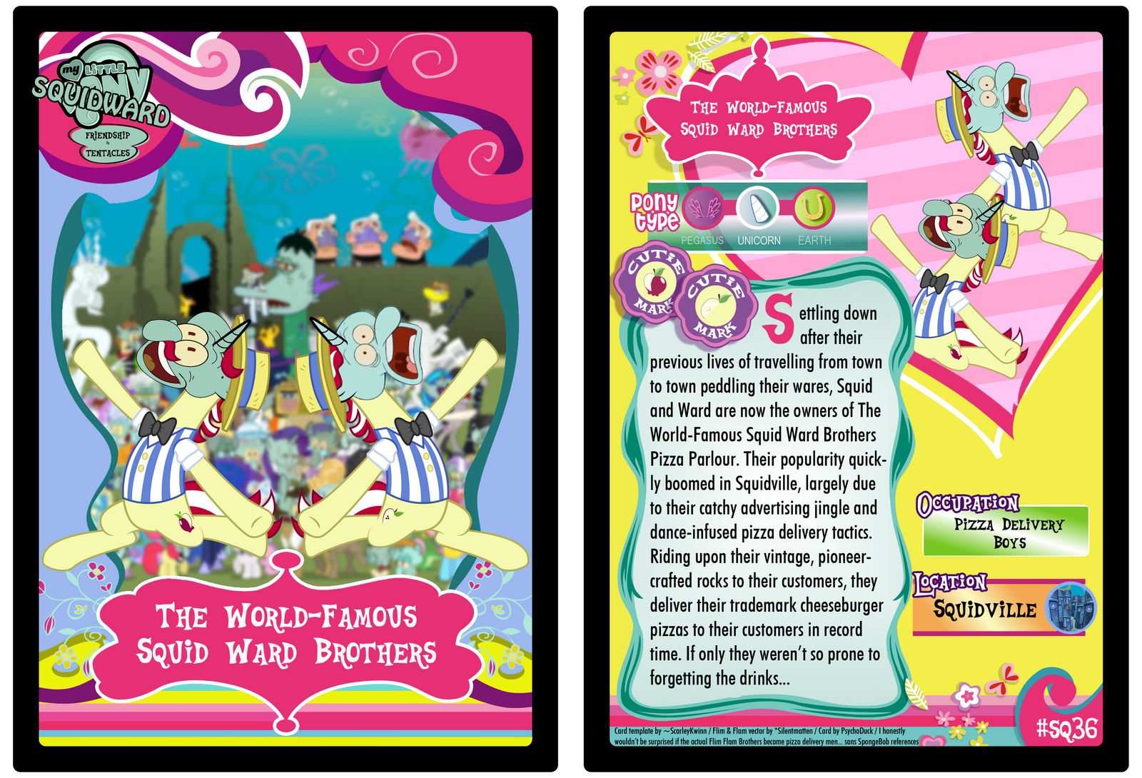 SQ36 - The World-Famous Squid Ward Brothers by PsychoDuck21