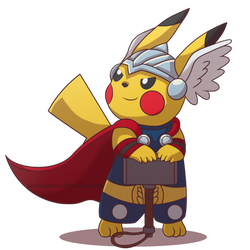 Commission: Thor the Pikachu