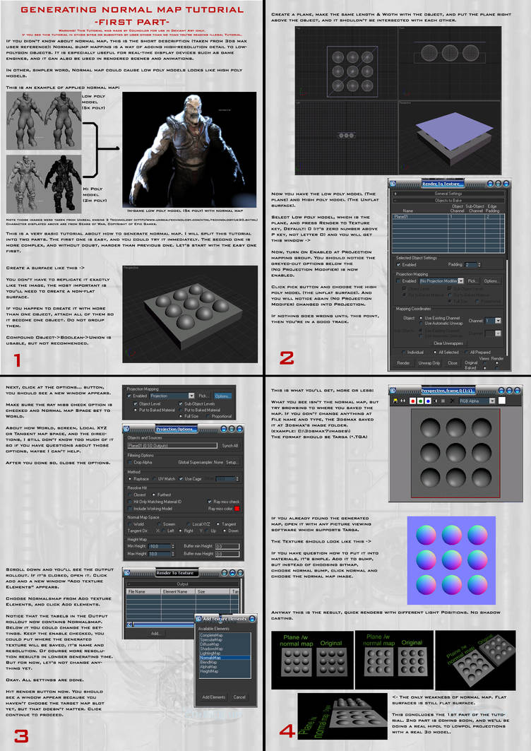 Normal Map Tutorial Part One by Councilor on DeviantArt