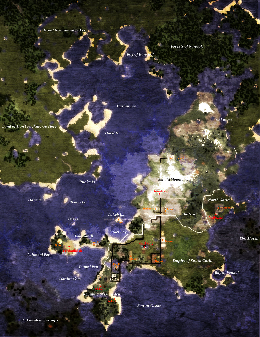 Elder World Minecraft Map