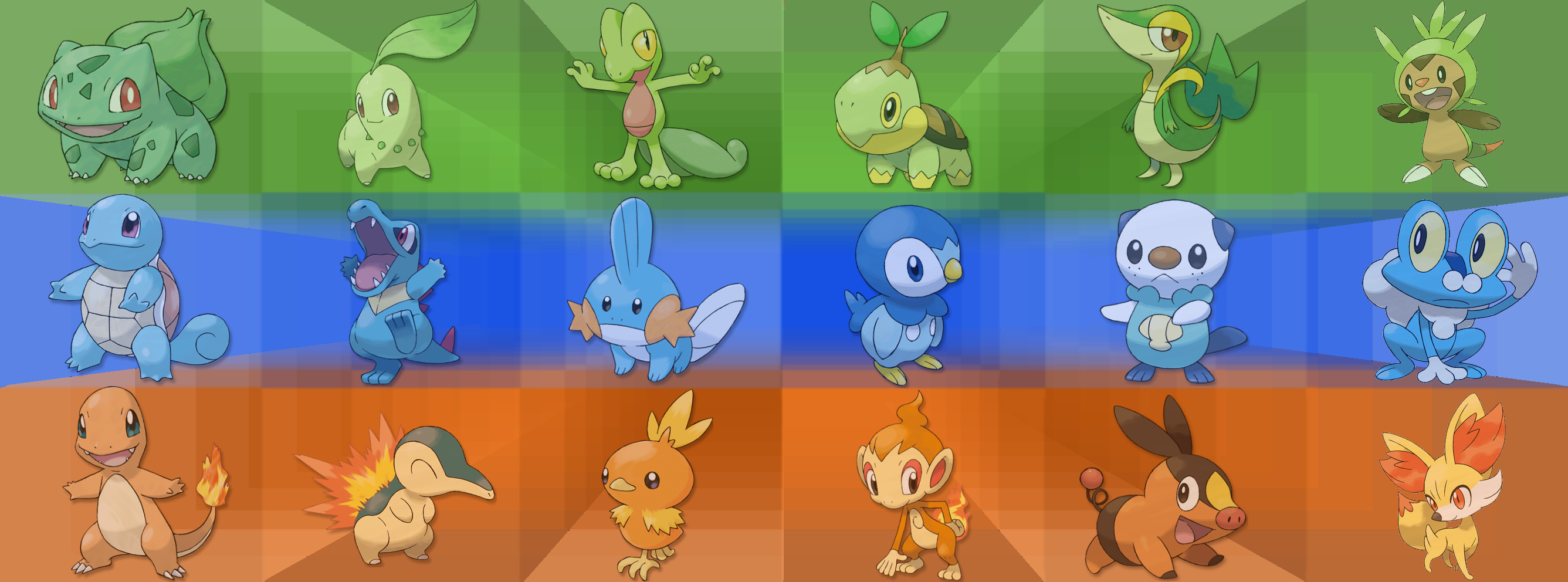 All Gen Starters By Vyranitar On Deviantart All Gen Starters By Vyranitar On Deviantart
