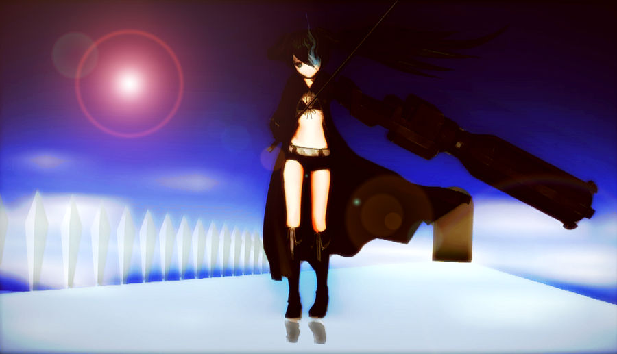 Rock Mmd Model MMD black rock shooter by crazyskatergurl on DeviantArt