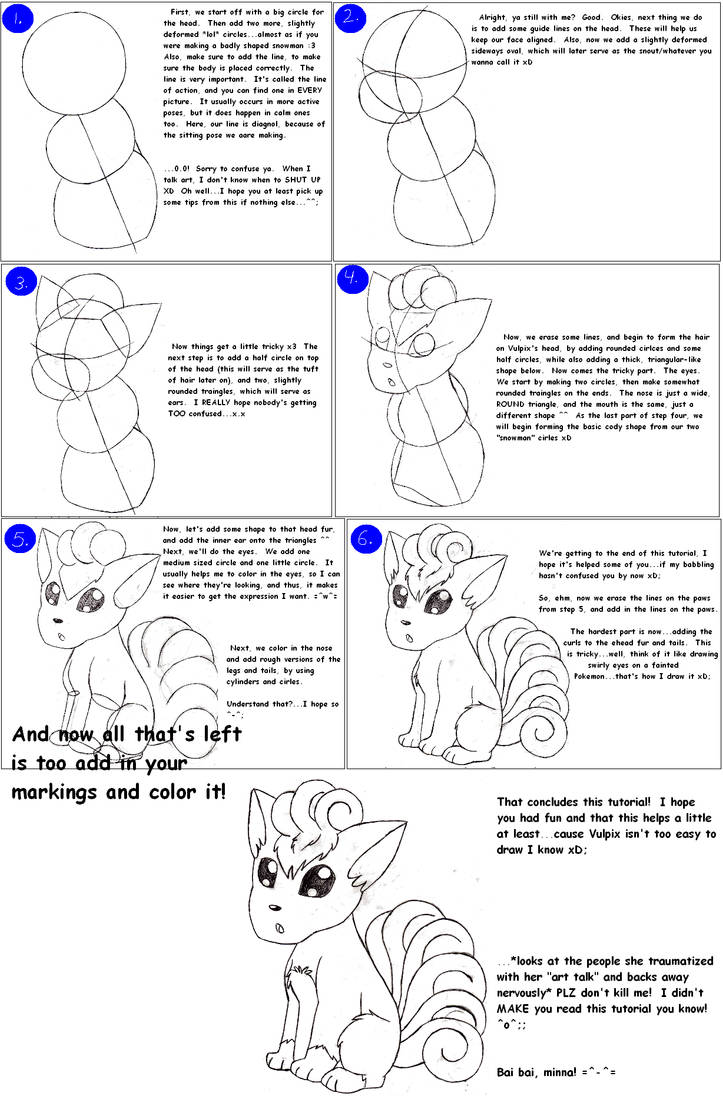 Draw Vulpix -my style tutorial by MewIchigoZoey on DeviantArt