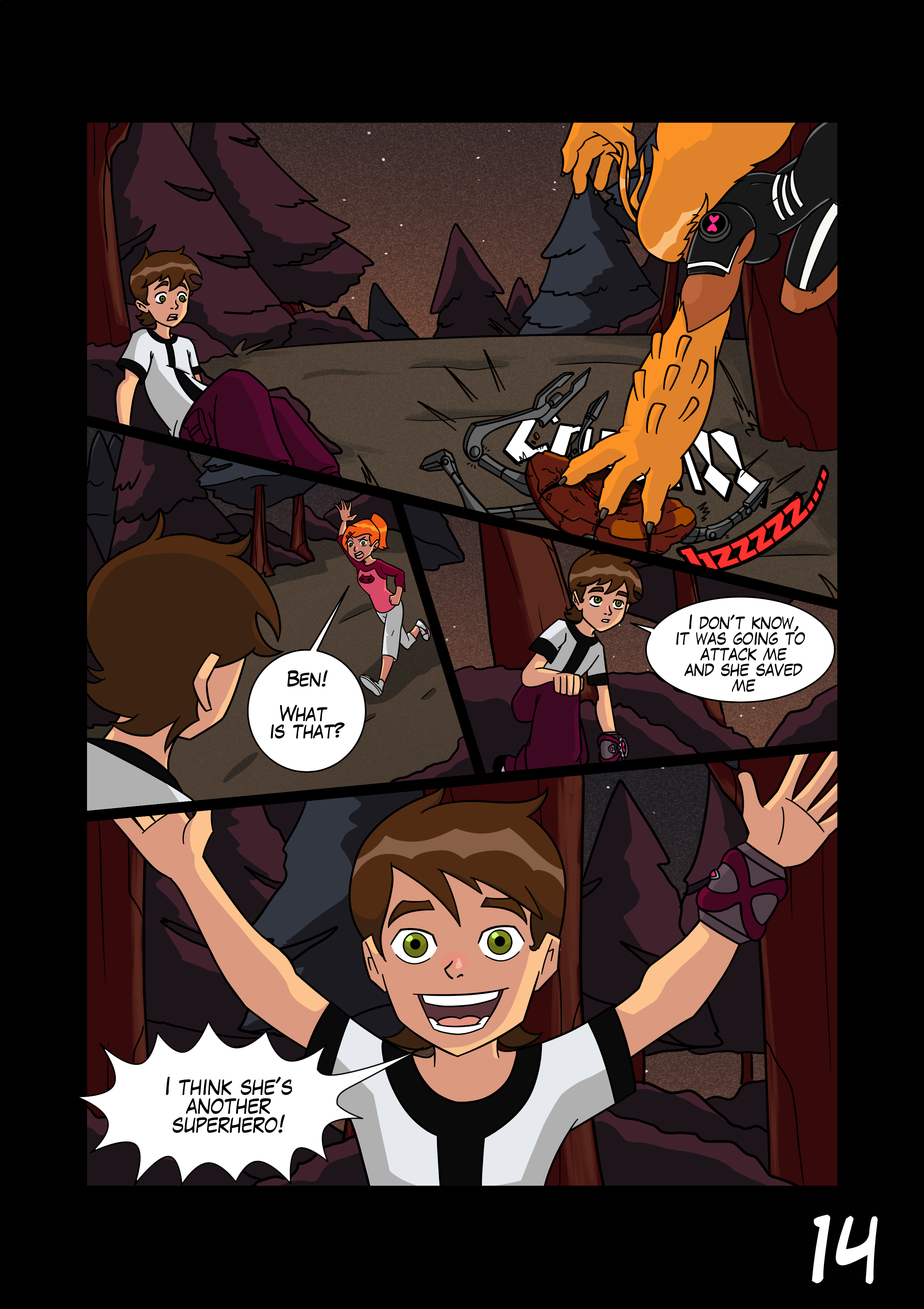 Charitrix Ben10 Chaquetrix: Official Comic - Chapter 4 14/21 by ChaquetrixOficial ...