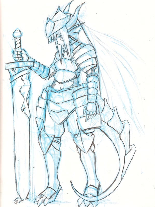 Dragon Knight Sketch