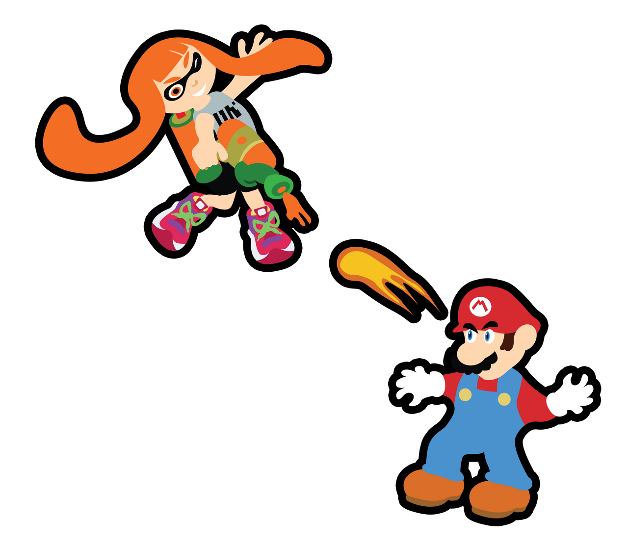 Inkling Girl Vs Mario By Asaf1055 On DeviantArt inkling-girl-vs-mario-by-asaf1055-on-deviantart