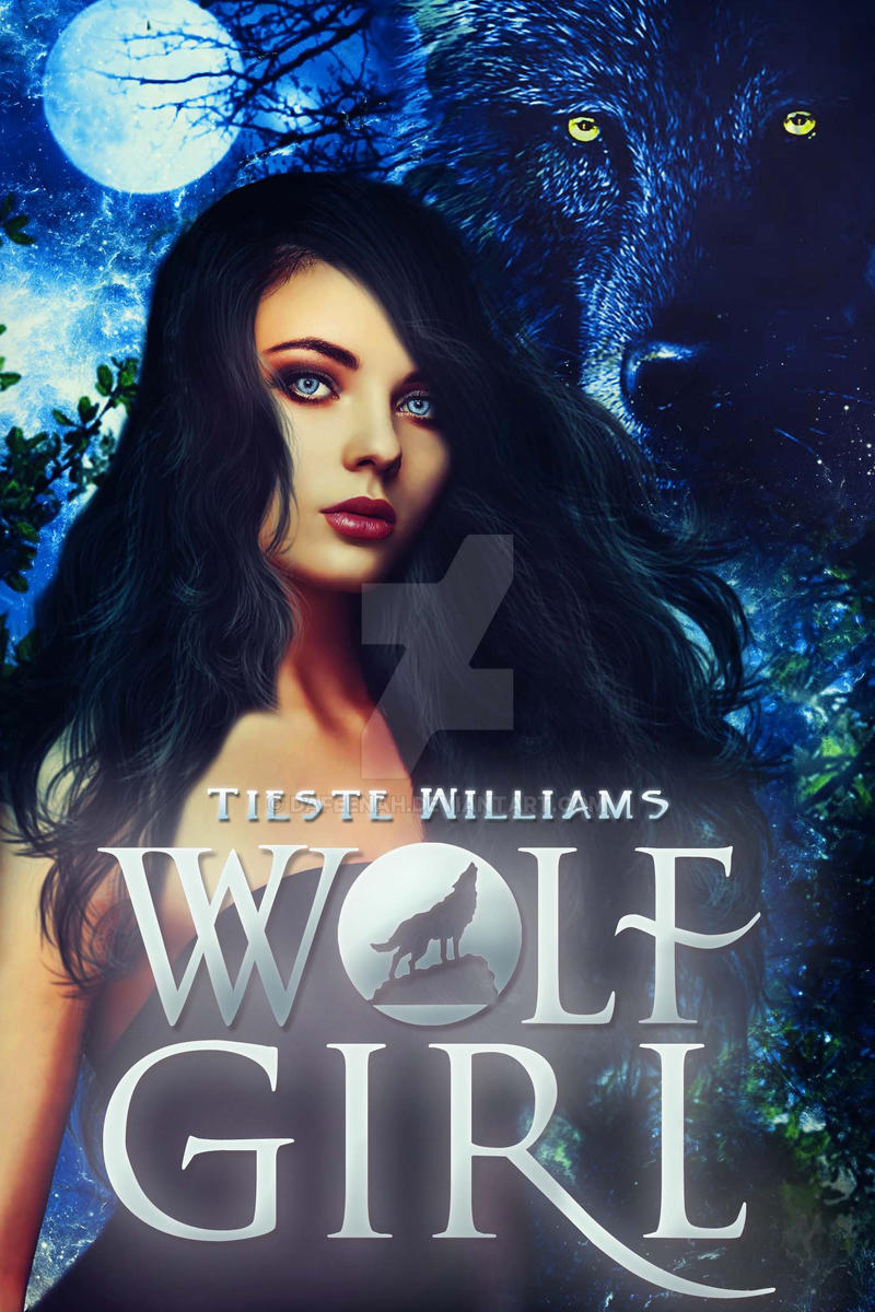 YA urban fantasy cover: Wolf Girl
