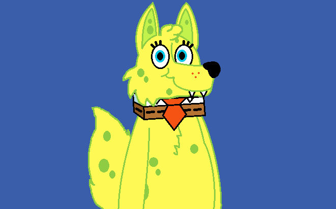 Sponge Doggo SpongeDog SquareCollar by HolmesTheGreat on DeviantArt