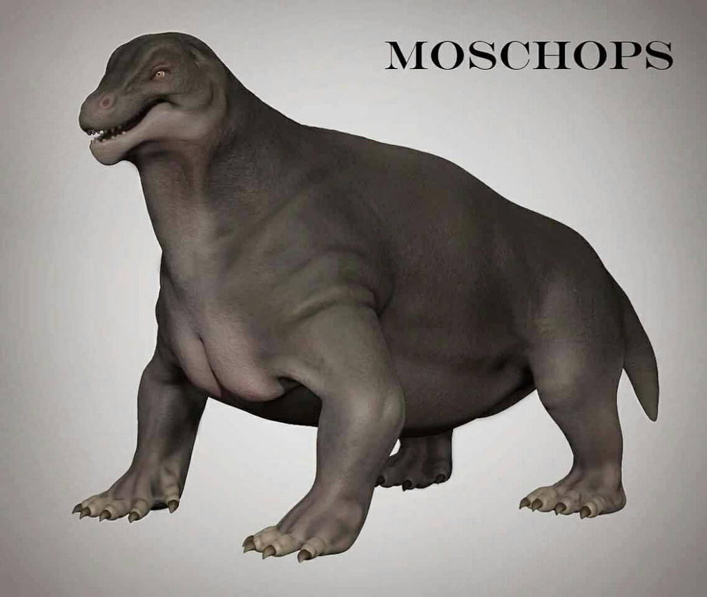 Moschops by craigabbott3d on DeviantArt