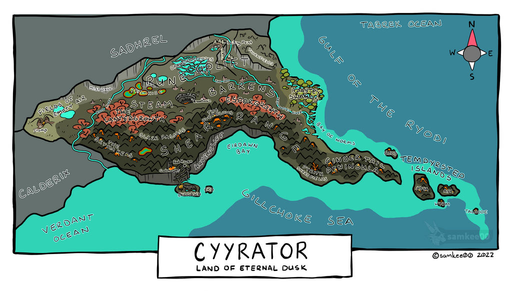 Cyyrator Map by samkee00 on DeviantArt