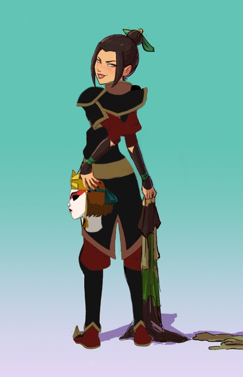Goth Azula Azula's Disguise by hexmex711 on DeviantArt