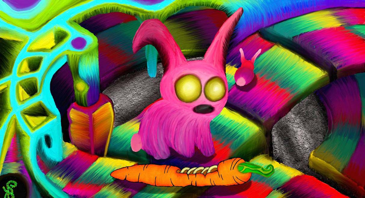 Two Zombie Bunnys in a Twisted World by TechBehr on DeviantArt