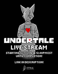 Undertale Live Stream Announcement