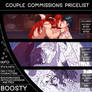 Couple Commissions Pricelist