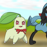 Chikorita and Riolu (Pokemon)