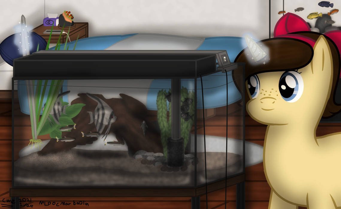Deviantart Mlp Fish Planting Aquatic plants(mlp) by CWE99999999000 on DeviantArt