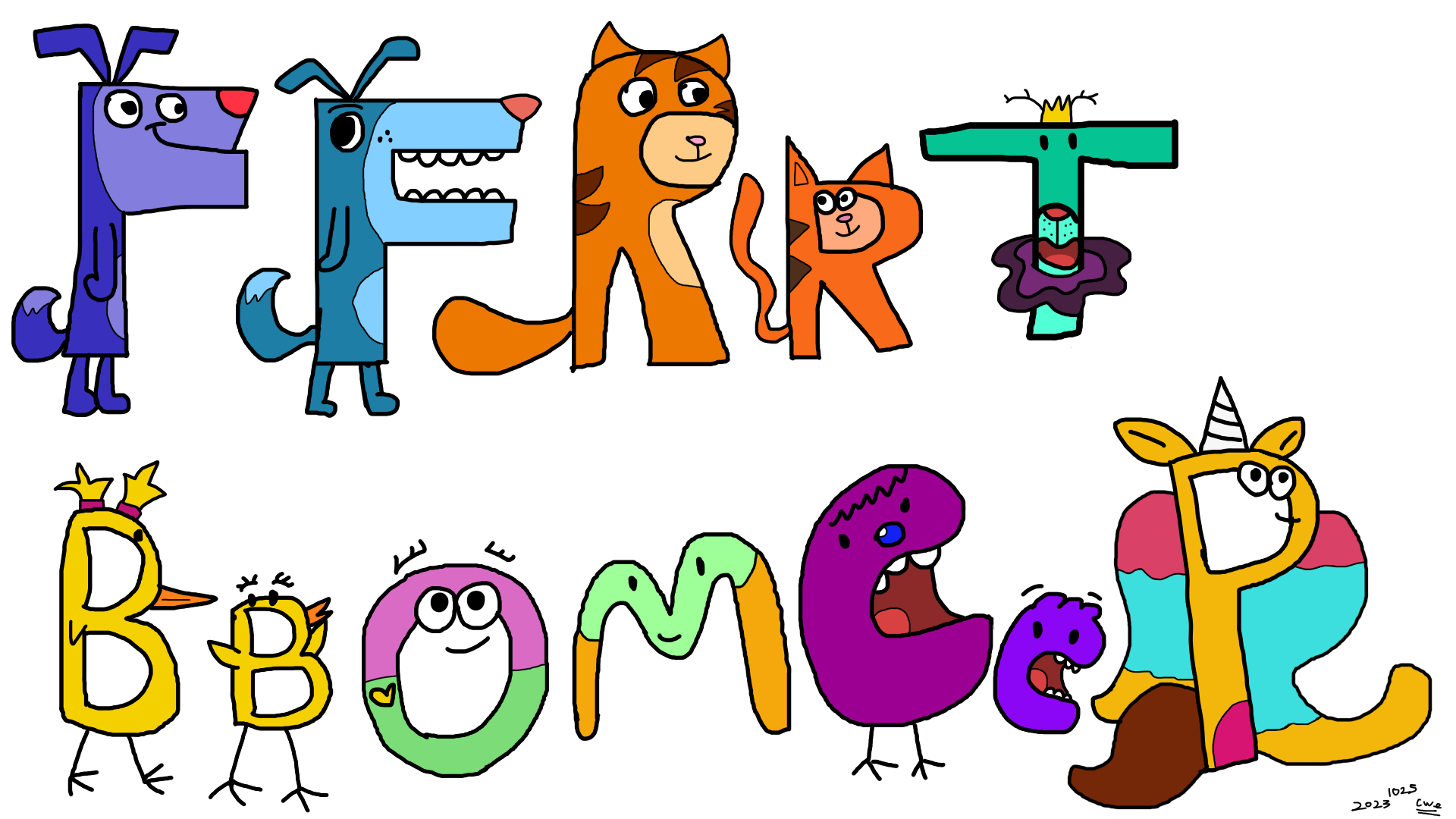 My Foamboard Produce Alphabet Lore Brainzy by Extranimals on DeviantArt